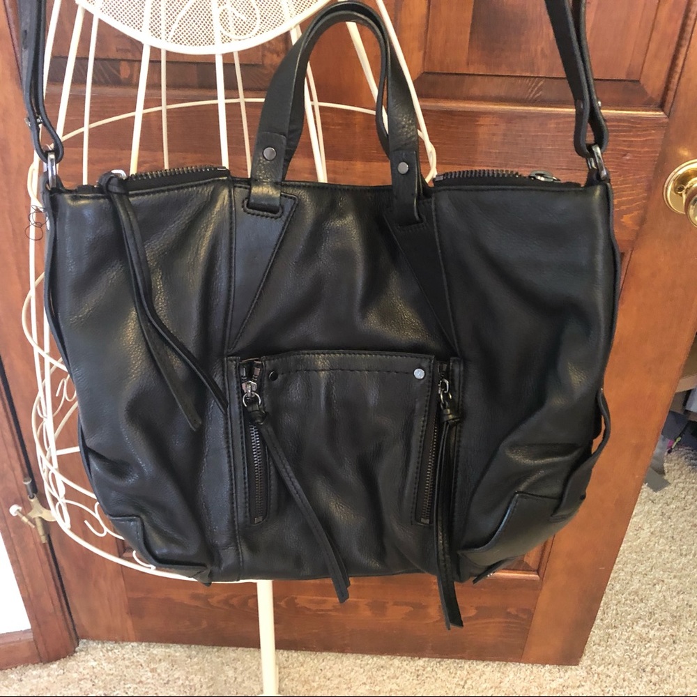 Designer Leather satchel like new